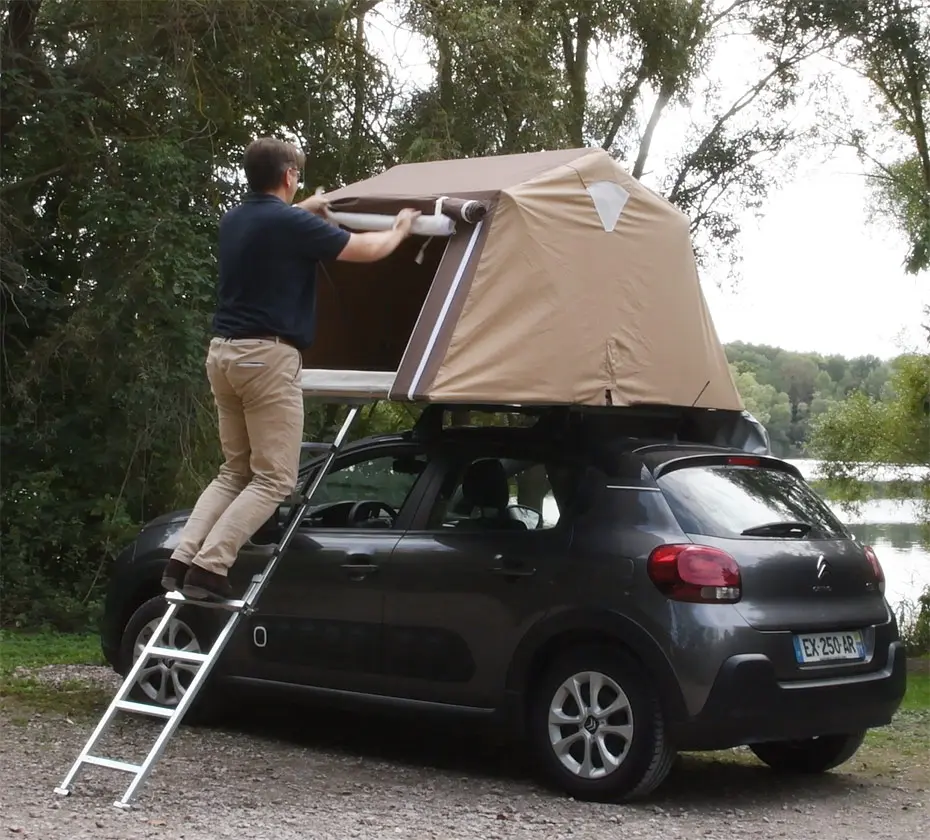 Tente de toit Fairtent sur Citroën C3